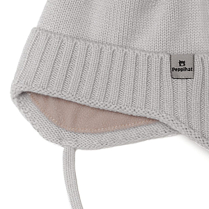 Шапка Peppihat "Bimla mist grey", серая